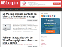 Tablet Screenshot of blogin.com.es