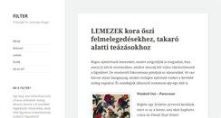 Desktop Screenshot of filter.blogin.hu